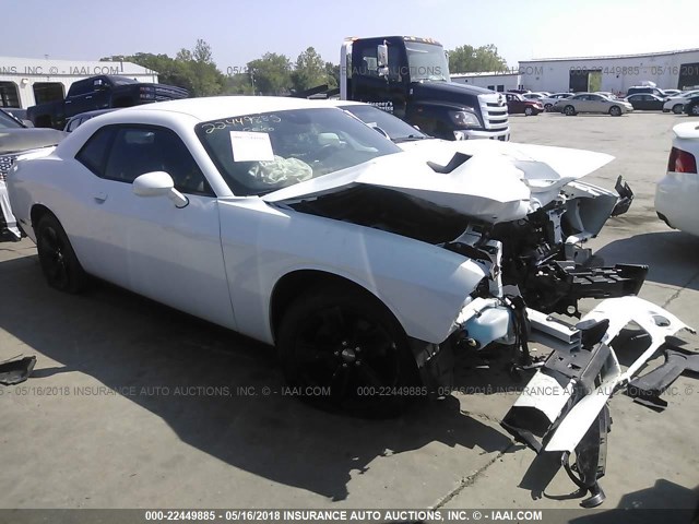 2C3CDZAG6FH747774 - 2015 DODGE CHALLENGER SXT WHITE photo 1