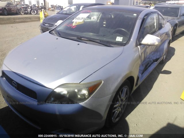 JTKDE177760112209 - 2006 TOYOTA SCION TC ვერცხლისფერი ფოტო 6