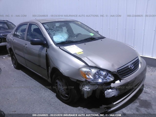 1NXBR32E76Z722541 - 2006 TOYOTA COROLLA CE/LE/S GOLD photo 1