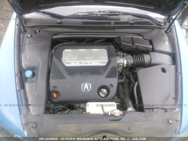 19UUA662X8A020208 - 2008 ACURA TL BLUE photo 10