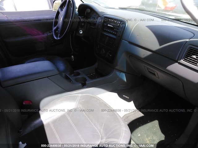 1FMDU73E02ZC17676 - 2002 FORD EXPLORER XLT BLUE photo 5