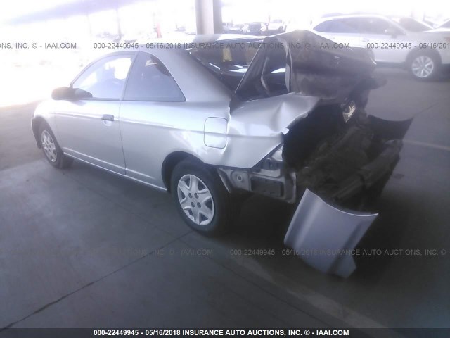 1HGEM22375L035087 - 2005 HONDA CIVIC DX VP 银色 照片 3