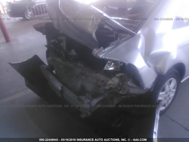 1HGEM22375L035087 - 2005 HONDA CIVIC DX VP 银色 照片 6