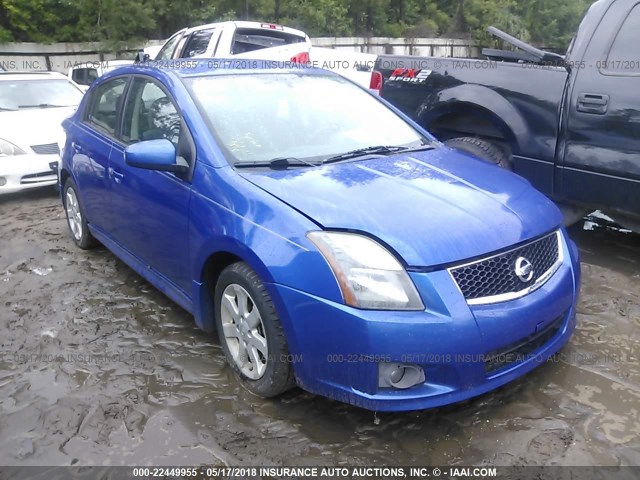 3N1AB6AP7BL656248 - 2011 NISSAN SENTRA 2.0/2.0S/SR/2.0SL BLUE photo 1