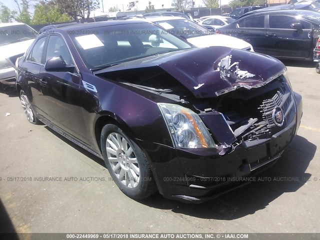1G6DE5EG0A0131665 - 2010 CADILLAC CTS LUXURY COLLECTION MAROON photo 1