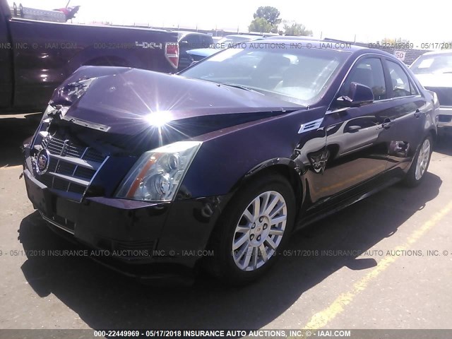 1G6DE5EG0A0131665 - 2010 CADILLAC CTS LUXURY COLLECTION MAROON photo 2
