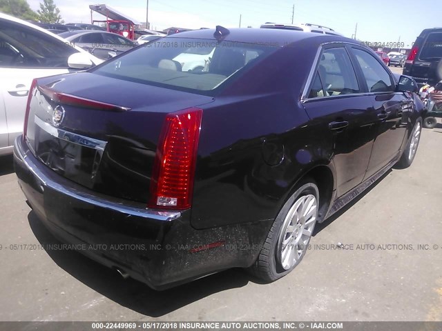 1G6DE5EG0A0131665 - 2010 CADILLAC CTS LUXURY COLLECTION MAROON photo 4