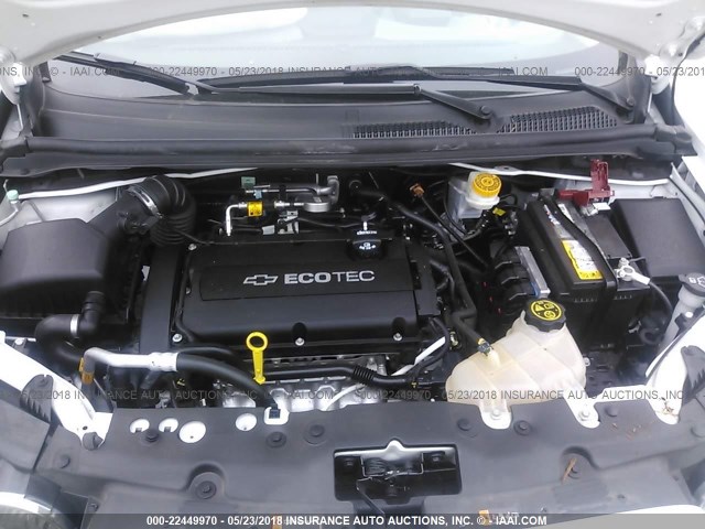 1G1JA6SG0G4115756 - 2016 CHEVROLET SONIC LS 白色 照片 10