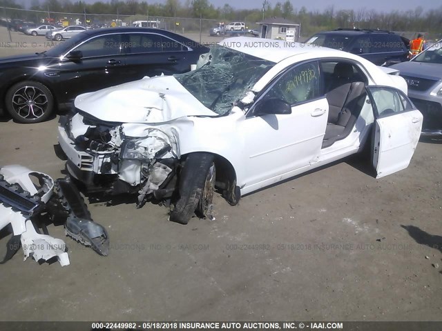 1G1ZB5E16BF261013 - 2011 CHEVROLET MALIBU LS 白色 照片 2