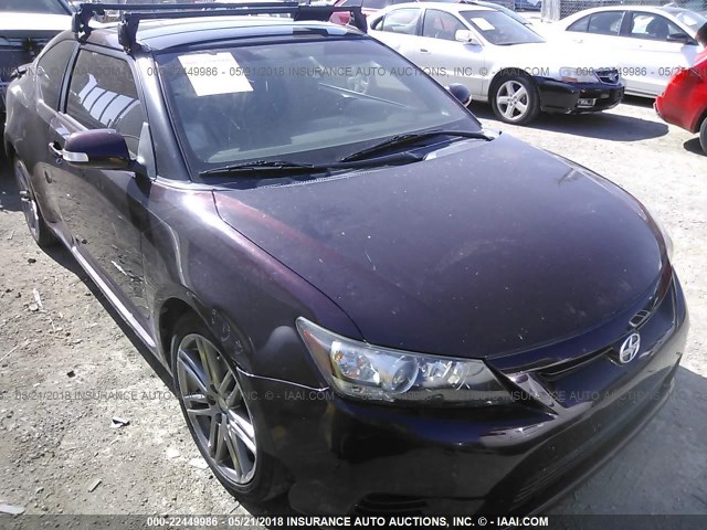 JTKJF5C77C3034330 - 2012 TOYOTA SCION TC 勃艮第红 照片 1