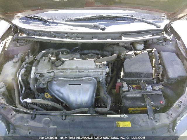 JTKJF5C77C3034330 - 2012 TOYOTA SCION TC 勃艮第红 照片 10