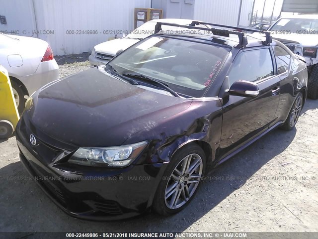 JTKJF5C77C3034330 - 2012 TOYOTA SCION TC 勃艮第红 照片 2