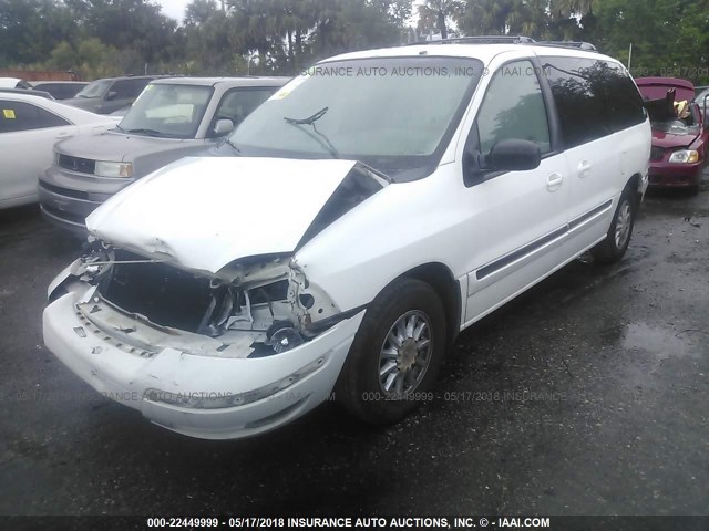 2FMDA5241XBA06812 - 1999 FORD WINDSTAR SE WHITE photo 2