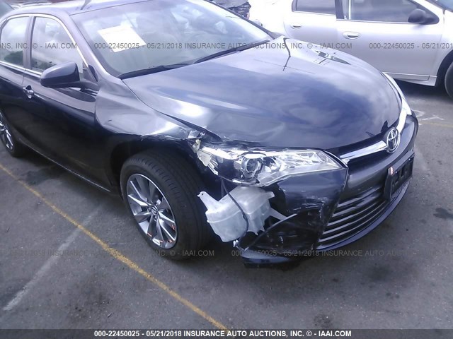 4T4BF1FKXFR469394 - 2015 TOYOTA CAMRY LE/XLE/SE/XSE BLUE photo 6