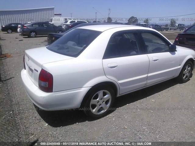 JM1BJ2212Y0229850 - 2000 MAZDA PROTEGE ES WHITE photo 4