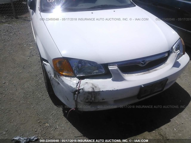 JM1BJ2212Y0229850 - 2000 MAZDA PROTEGE ES WHITE photo 6