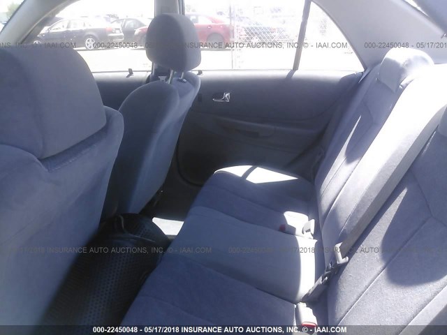 JM1BJ2212Y0229850 - 2000 MAZDA PROTEGE ES WHITE photo 8