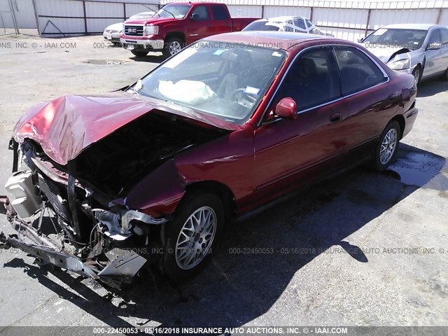 JH4DB7659WS000579 - 1998 ACURA INTEGRA LS RED photo 2