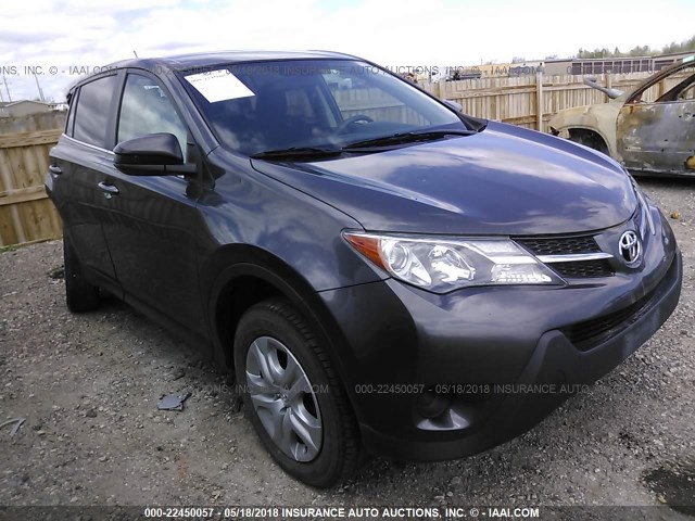 2T3BFREV4FW331250 - 2015 TOYOTA RAV4 LE GRAY photo 1