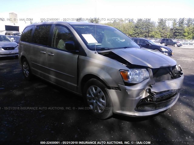 2C4RDGBG9ER104014 - 2014 DODGE GRAND CARAVAN SE GOLD photo 1