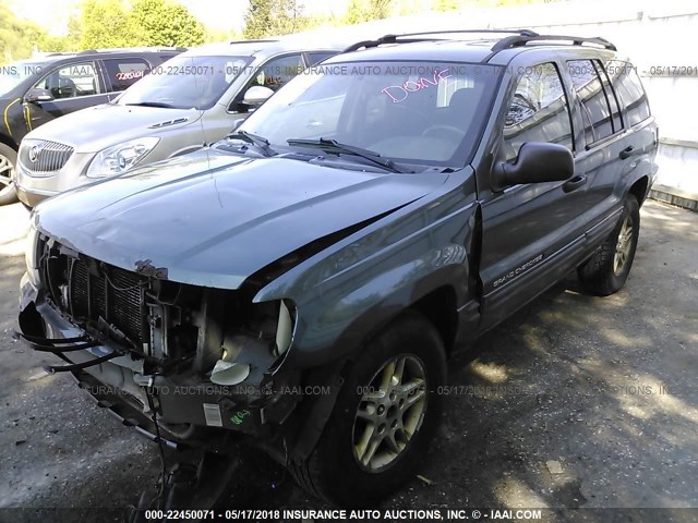 1J4GW48S94C271244 - 2004 JEEP GRAND CHEROKEE LAREDO/COLUMBIA/FREEDOM 绿色 照片 2