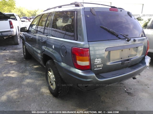 1J4GW48S94C271244 - 2004 JEEP GRAND CHEROKEE LAREDO/COLUMBIA/FREEDOM 绿色 照片 3