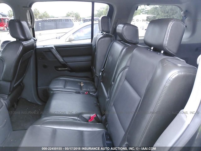 5N1AA08A76N723088 - 2006 NISSAN ARMADA SE/LE GRAY photo 8