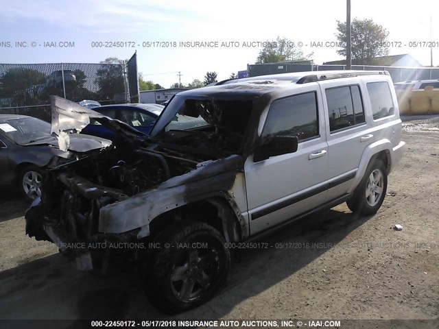 1J8HG48K67C594025 - 2007 JEEP COMMANDER Gümüş foto 2