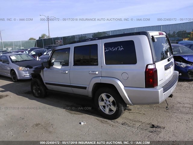 1J8HG48K67C594025 - 2007 JEEP COMMANDER Gümüş foto 3