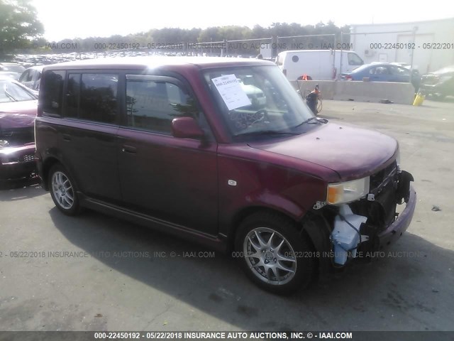 JTLKT324164087303 - 2006 TOYOTA SCION XB RED photo 1