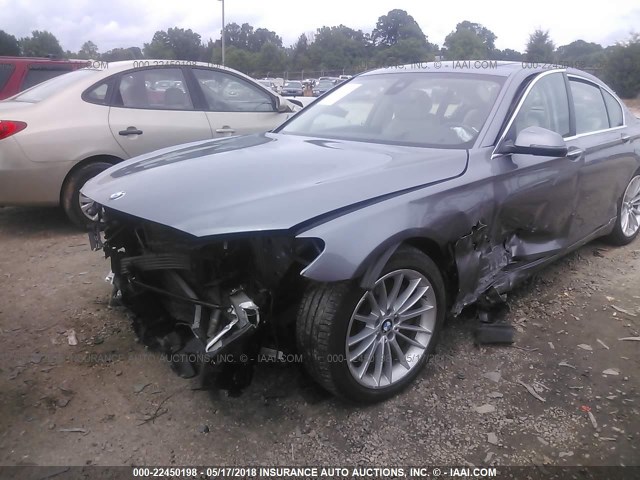 WBAYF8C54DD140006 - 2013 BMW 750 LXI GRAY photo 6