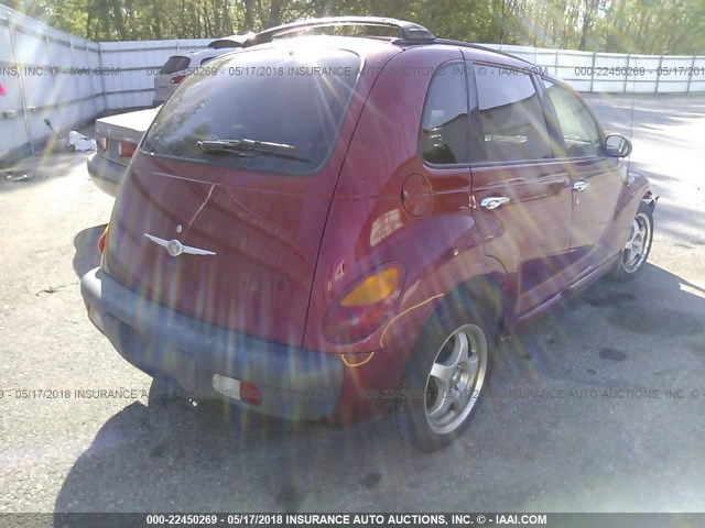 3C8FY68B02T222800 - 2002 CHRYSLER PT CRUISER LIMITED/DREAM CRUISER RED photo 4