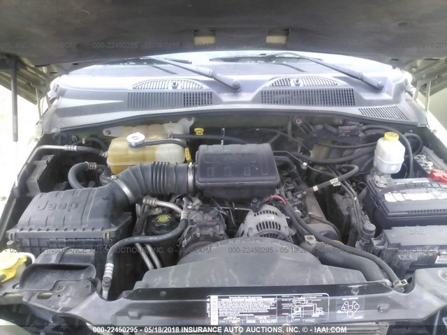 1J4GL48K13W682059 - 2003 JEEP LIBERTY SPORT/FREEDOM მწვანე ფოტო 10