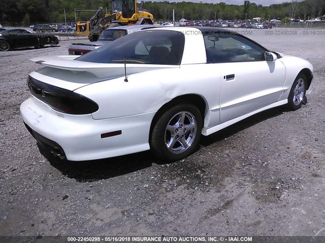 2G2FV22P3T2222427 - 1996 PONTIAC FIREBIRD FORMULA/TRANS AM WHITE photo 4