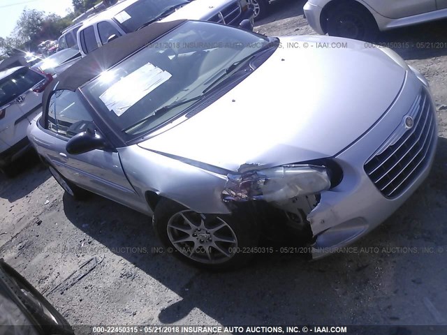 1C3EL55R75N662349 - 2005 CHRYSLER SEBRING TOURING SILVER photo 1