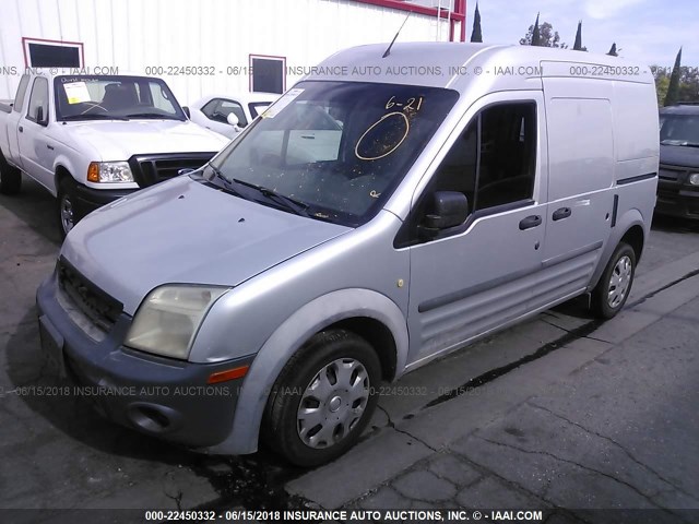 NM0LS7CN0DT165491 - 2013 FORD TRANSIT CONNECT XL SILVER photo 2