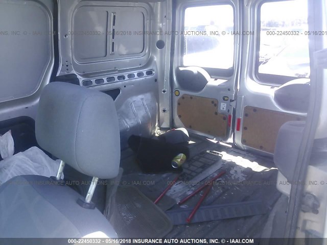 NM0LS7CN0DT165491 - 2013 FORD TRANSIT CONNECT XL SILVER photo 8
