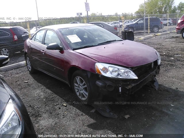 1G2ZG558464281501 - 2006 PONTIAC G6 SE1 RED photo 1