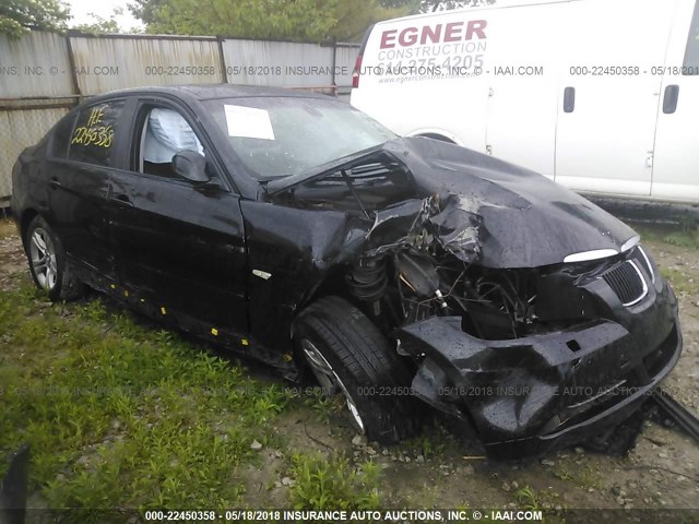 WBAVC93538K036481 - 2008 BMW 328 XI შავი ფოტო 1