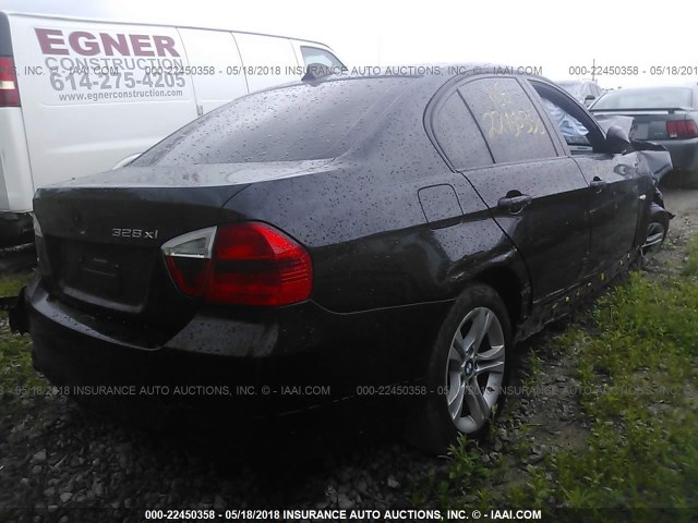 WBAVC93538K036481 - 2008 BMW 328 XI შავი ფოტო 4