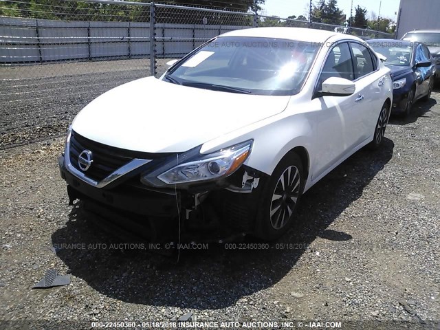 1N4AL3AP5JC130595 - 2018 NISSAN ALTIMA 2.5/S/SV/SL/SR WHITE photo 2