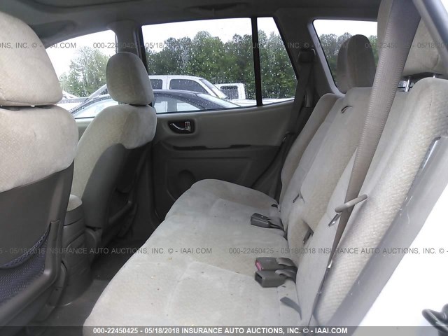 KM8SC13D96U097619 - 2006 HYUNDAI SANTA FE GLS/LIMITED WHITE photo 8