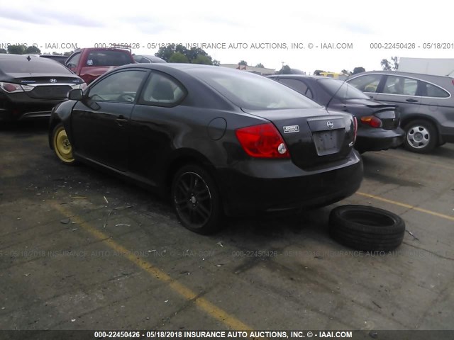 JTKDE177060110060 - 2006 TOYOTA SCION TC 黑色 照片 3