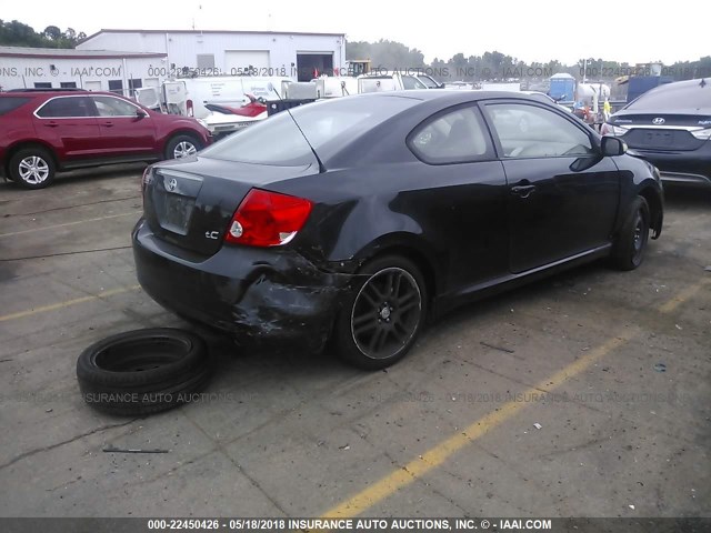 JTKDE177060110060 - 2006 TOYOTA SCION TC 黑色 照片 4