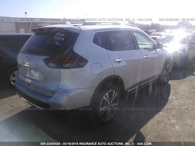 5N1AT2MV4JC744452 - 2018 NISSAN ROGUE SV/SL SILVER photo 4