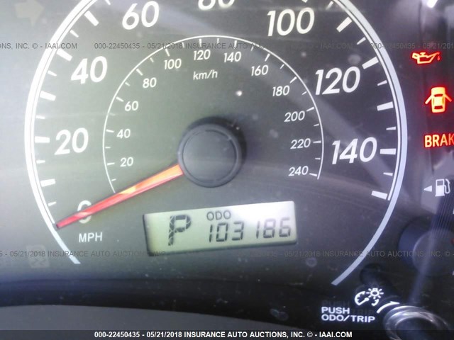 JTDBL40E599072212 - 2009 TOYOTA COROLLA LE/XLE RED photo 7