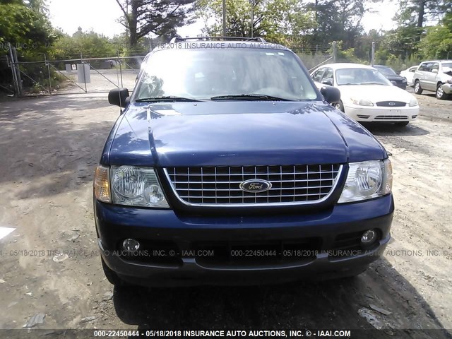 1FMZU73K44UA60147 - 2004 FORD EXPLORER XLT/XLT SPORT/NBX BLUE photo 6