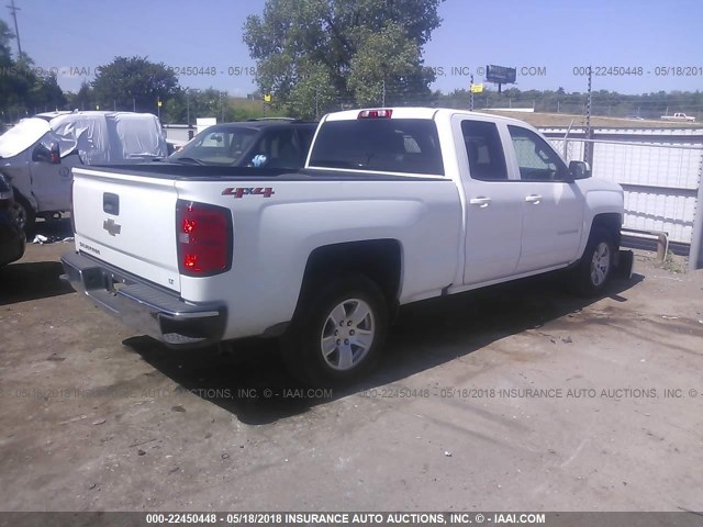 1GCVKREC6JZ127100 - 2018 CHEVROLET SILVERADO K1500 LT WHITE photo 4