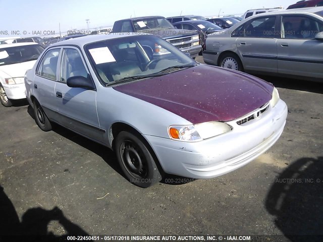 1NXBR12E2YZ413891 - 2000 TOYOTA COROLLA VE/CE/LE 银色 照片 1