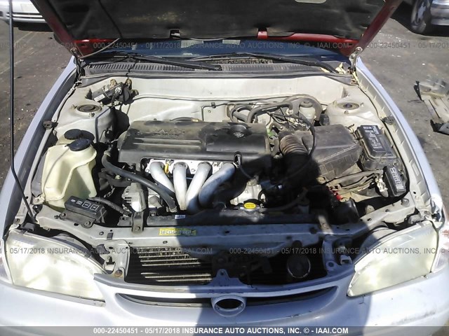 1NXBR12E2YZ413891 - 2000 TOYOTA COROLLA VE/CE/LE 银色 照片 10